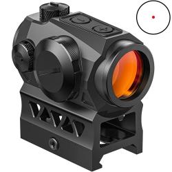 Red Dot MRS 2MOA pour tous calibres avec &eacute;l&eacute;vateur tunnel pour rail picatinny
