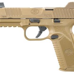 Pistolet FN HERSTAL USA Mod&egrave;le 509 Tactical FDE - Filet&eacute; - Opic ready - Calibre 9x19