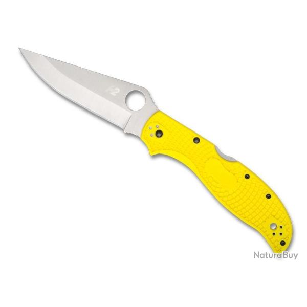 COUTEAU SPYDERCO STRETCH 2 XL SALT JAUNE