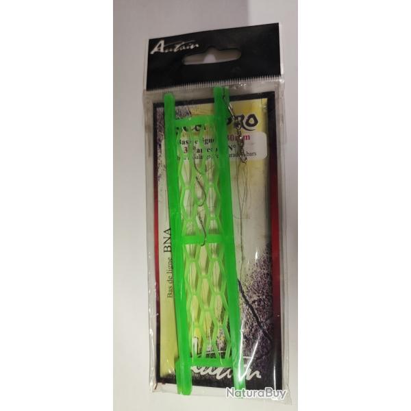 1 BAS DE LIGNE 3 HAMECONS - BNA - AUTAIN - N7 - BATEAU / SURF - NEUF