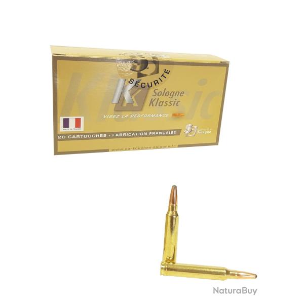 Munitions SOLOGNE calibre 300 Win Mag Nosler Partition 220gr - 14.3g x20