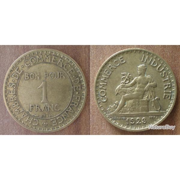 France Bon Pour 1 Franc 1923 Chambre Commerce Et Industrie Chambres Francs Frcs Frs Frc