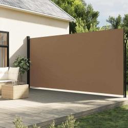 Auvent lat&eacute;ral r&eacute;tractable taupe 220x600 cm