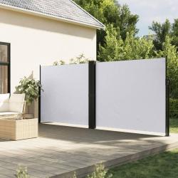 Auvent lat&eacute;ral r&eacute;tractable blanc 180x600 cm