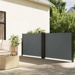 Auvent lat&eacute;ral r&eacute;tractable anthracite 100x1000 cm