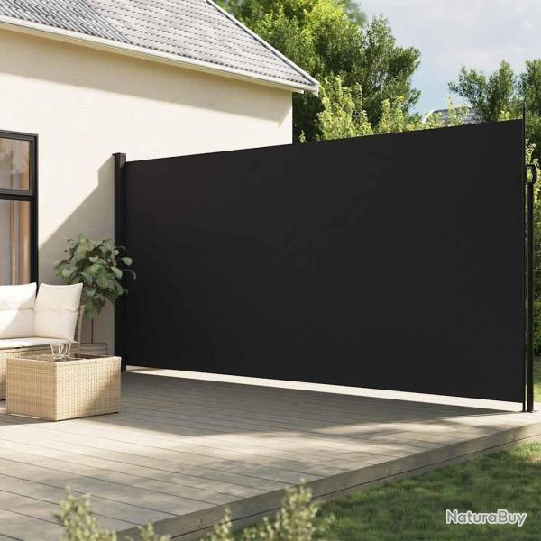 Auvent lat�ral r�tractable noir 220x600 cm