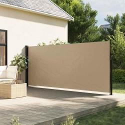 Auvent lat&eacute;ral r&eacute;tractable beige 180x600 cm