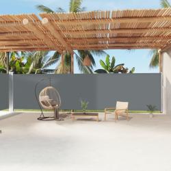 Auvent lat&eacute;ral r&eacute;tractable Anthracite 200x1200 cm alsavelo