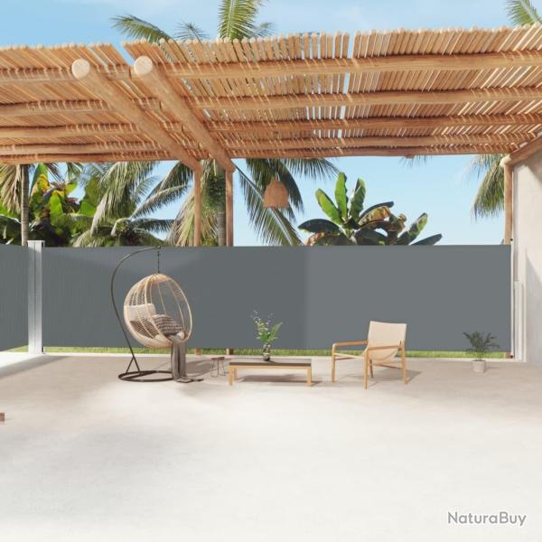 Auvent lat�ral r�tractable Anthracite 180x1200 cm alsavelo