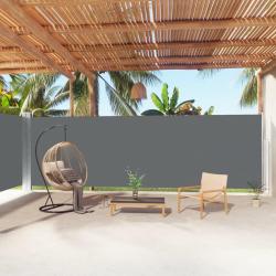Auvent lat&eacute;ral r&eacute;tractable Anthracite 200x1000 cm