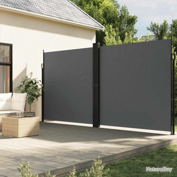 Auvent lat�ral r�tractable anthracite 200x600 cm alsavelo
