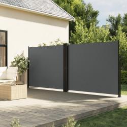 Auvent lat&eacute;ral r&eacute;tractable Anthracite 180x1200 cm