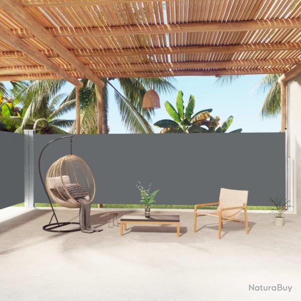 Auvent lat�ral r�tractable Anthracite 180x1000 cm