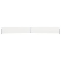 Auvent lat&eacute;ral r&eacute;tractable de patio 170x1200 cm Cr&egrave;me