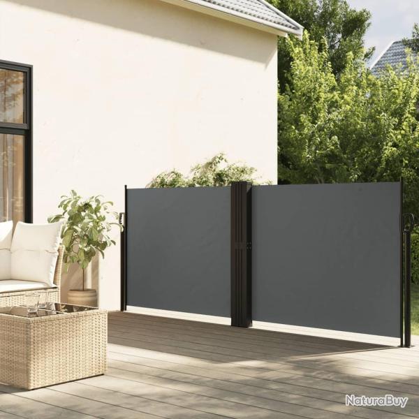 Auvent lat�ral r�tractable anthracite 120x600 cm