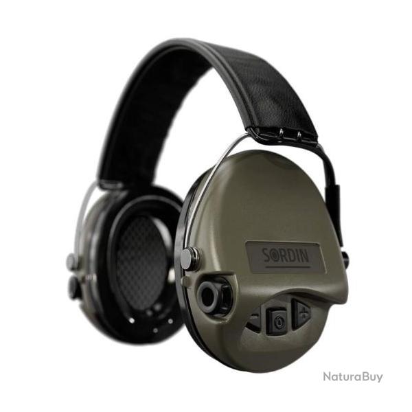 casque �lectronique Sordin Supreme Pro Leather Green