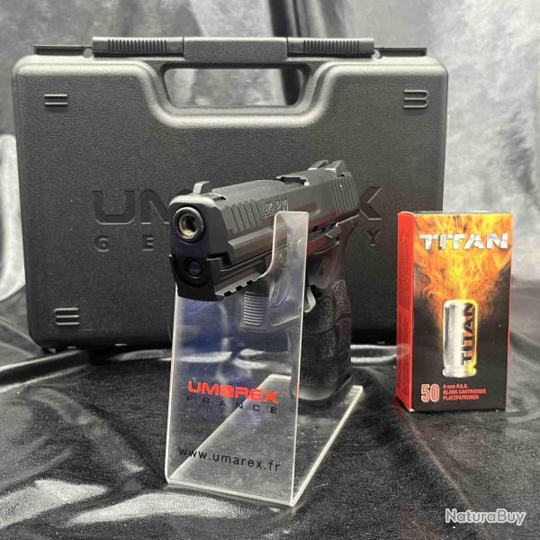 Pack pr�t � tirer Pistolet d'alarme HKP30 calibre 9mm PAK + 50 munitions