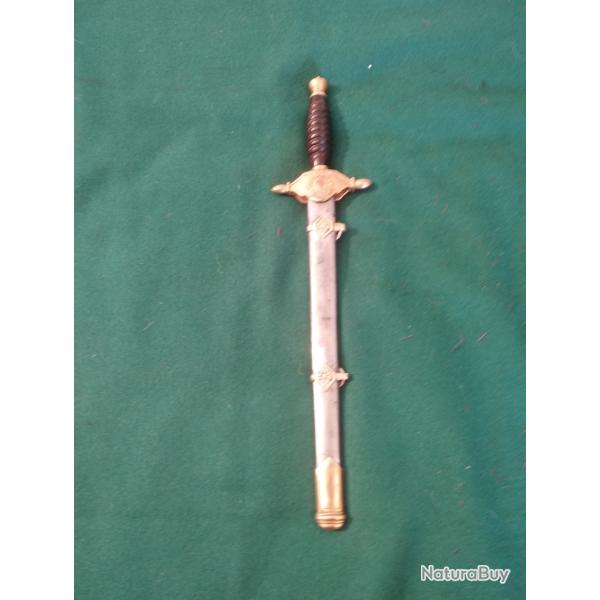 Dague de Officier Superieur de Uniforme de  la Aviation Portuguaise.Prem�re moiti� du XX si�cle.