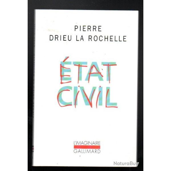 tat civil de pierre drieu la rochelle