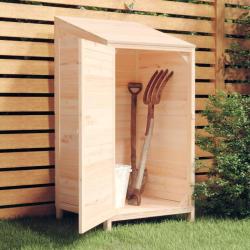Remise de jardin 55x52x112 cm Bois de sapin solide alsavelo
