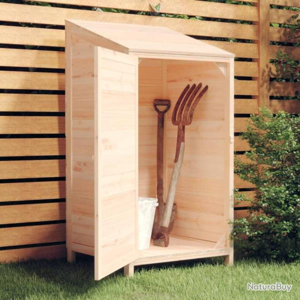 Remise de jardin 55x52x112 cm Bois de sapin solide alsavelo