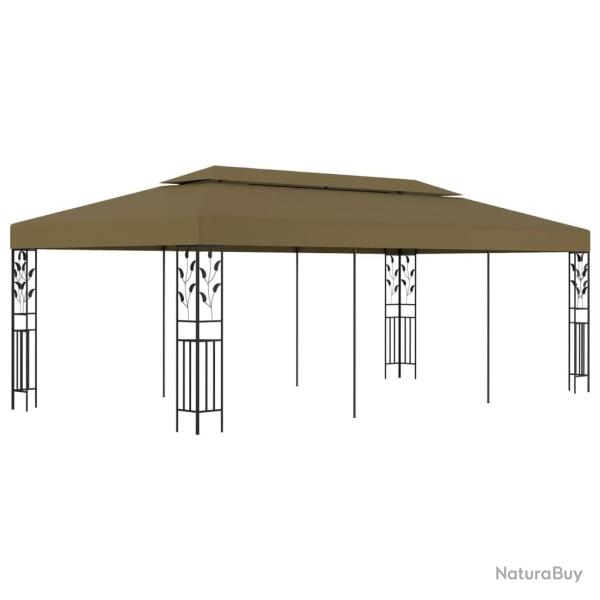 Chapiteau 6x3 m Taupe 180 g/m�