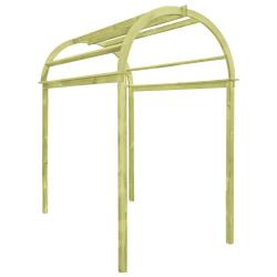Arche &agrave; treillis 125x150x235 cm Bois de pin impr&eacute;gn&eacute;