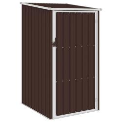 Abri de jardin Marrron 87x98x159 cm Acier galvanis&eacute;