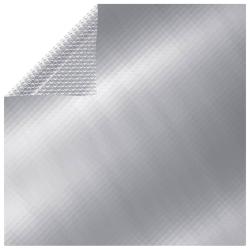 Couverture de piscine Argent&eacute; 549x274 cm PE