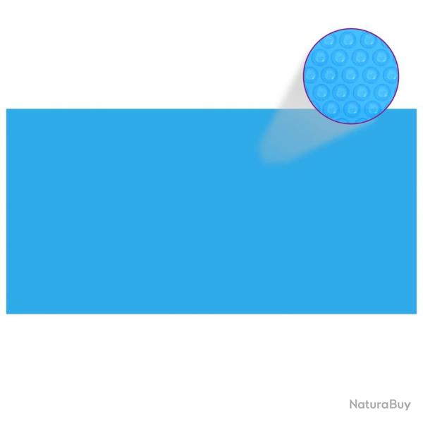 Couverture de piscine Bleu 400 x 200 cm PE alsavelo