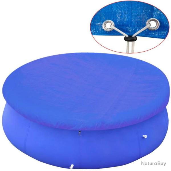 Couverture de piscine ronde hors sol de 450-457 cm alsavelo