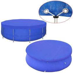 Couverture de piscine PE Ronde 460 cm 90 g/m&sup2; alsavelo