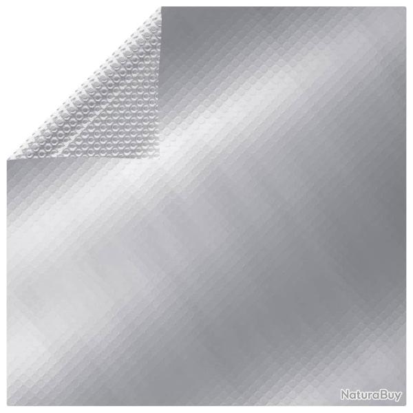 Couverture de piscine Argent 450x220 cm PE alsavelo