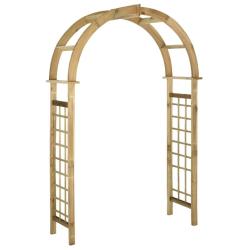 Arche avec treillis Bois de pin vert impr&eacute;gn&eacute;