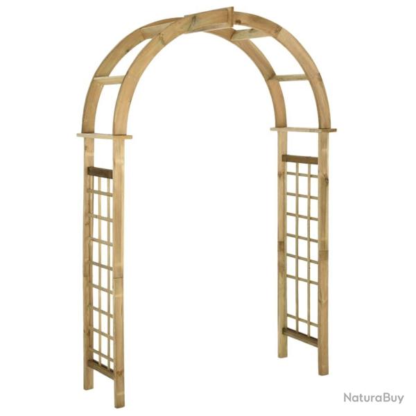 Arche avec treillis Bois de pin vert impr�gn� alsavelo
