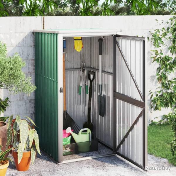 Abri � outils de jardin vert 88x89x161 cm acier galvanis�