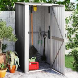 Abri de jardin Anthracite 118,5x97x209,5 cm Acier galvanis&eacute;