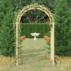 Arche avec treillis 141x97x243 cm Bois de pin massif impr&eacute;gn&eacute;