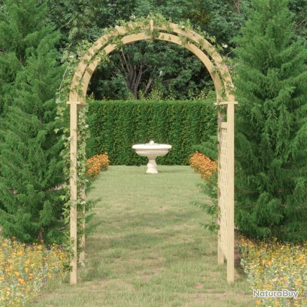Arche avec treillis 141x97x243 cm Bois de pin massif impr�gn�