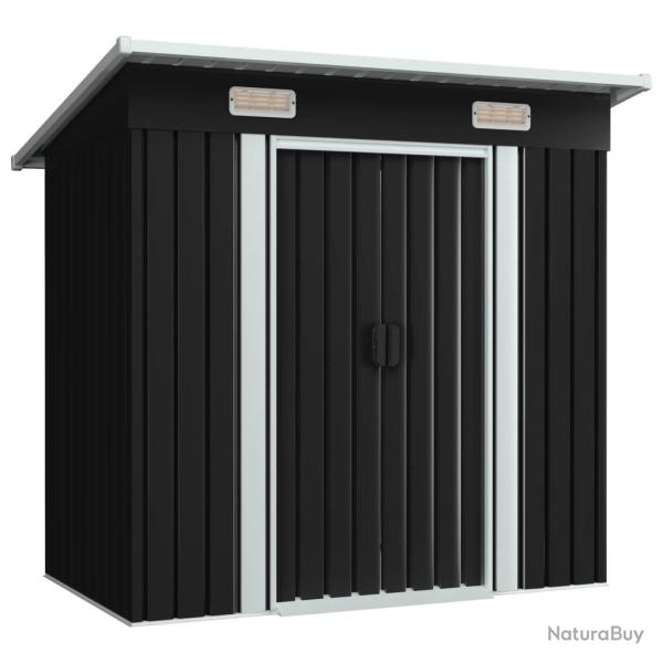 Abri de jardin Anthracite Acier alsavelo
