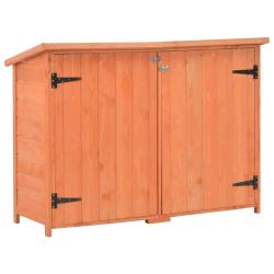 Abri de stockage de jardin 128x42x91 cm Bois alsavelo