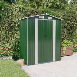 Abri de jardin Vert 192x108x223 cm Acier galvanis&eacute;