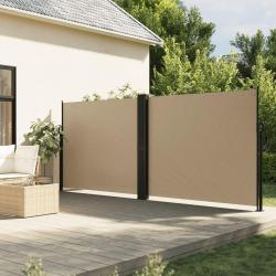 Auvent lat&eacute;ral r&eacute;tractable beige 160x1200 cm alsavelo