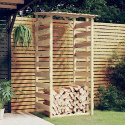 Pergola avec toit 100x90x200 cm Bois de pin impr&eacute;gn&eacute;