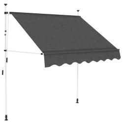 Auvent manuel r&eacute;tractable 200 cm Anthracite
