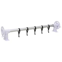 Rouleau de couverture de piscine avec base en plastique alsavelo
