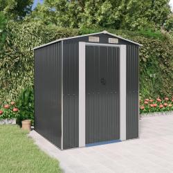 Abri de jardin Anthracite 192x191x223 cm Acier galvanis&eacute;