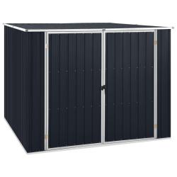 Abri de jardin Anthracite 195x198x159 cm Acier galvanis&eacute;