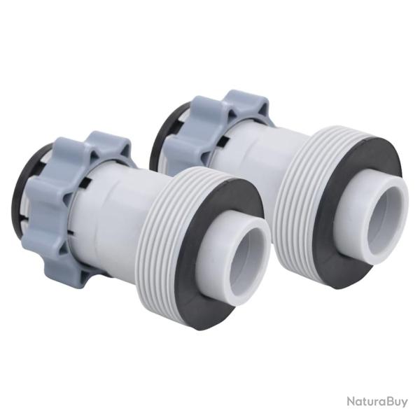 Adaptateurs de tuyaux de piscine Type B 2 pcs