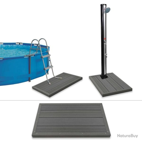�l�ment de plancher pour douche solaire/�chelle de piscine WPC